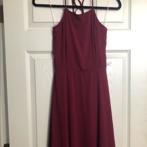 Burgundy Maxi Dress